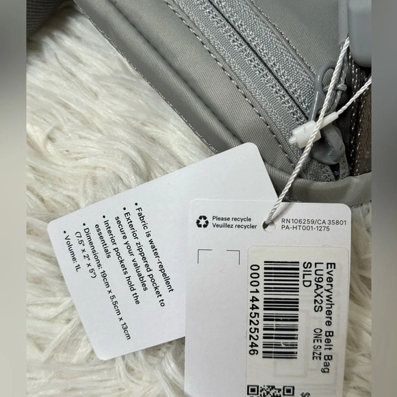 Lululemon Athletica Everywhere belt bag 1L Silver Drop - Picture 10 of 17